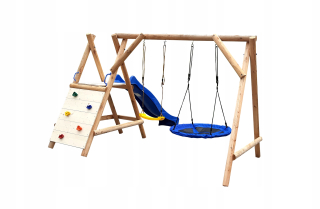 DREVENÉ IHRISKO PRE ZÁHRADNÚ DUO 1XHOJDÁČKA 1X IMPREGNOVANÉ VEDRO!
